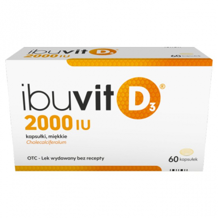 Ibuvit D3 2000 IU kapsułki miękkie, 60 szt.